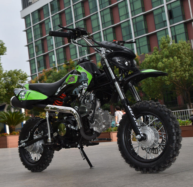 จักรยานสกปรก 125cc รถจักรยานยนต์ 4 ความเร็ว Dirt Bike พร้อม CDI Electric / Kick Start