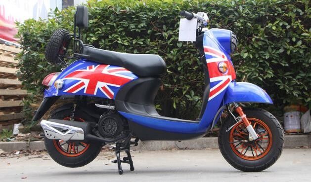 4 จังหวะระบายความร้อนด้วยอากาศ 150cc ผู้ใหญ่มอเตอร์สกูตเตอร์หน้าดิสก์เบรกหลังกลอง