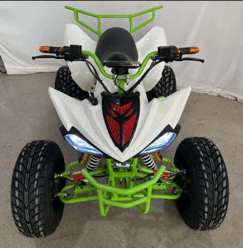 รถ ATV ไฟฟ้า 72V 2000W, แบรนด์จีน, ล้อ 10 นิ้ว, ขับเคลื่อนด้วยเพลา, รถอเนกประสงค์ออฟโรดที่ได้รับการรับรอง CE
