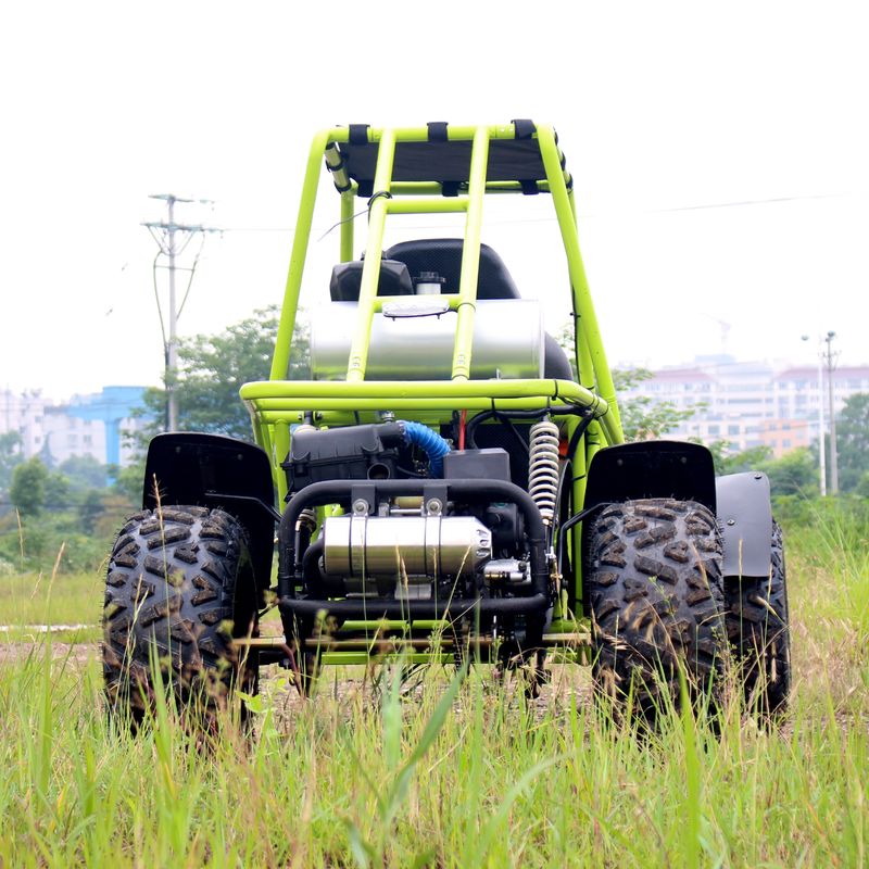Air Cooled Single Seat Go Kart 150cc / Adult Off Road Go Kart การส่งผ่านโซ่