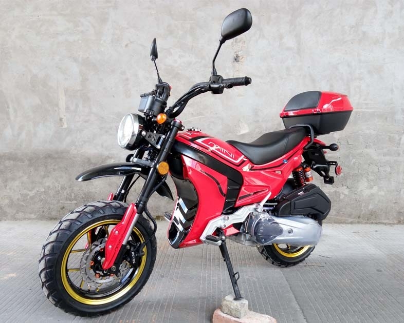 แผ่นดิสก์ด้านหน้าดรัมด้านหลัง 150cc ถนนรถจักรยานยนต์รอบ Light Big Trie ขอบอลูมิเนียม