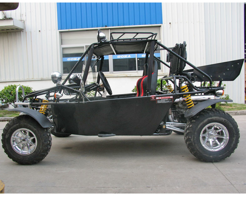 เครื่องยนต์ฉีดน้ำมันเชื้อเพลิง 800cc Go Kart Buggy สปอยเลอร์กระจกหน้าขนาดใหญ่พิเศษ