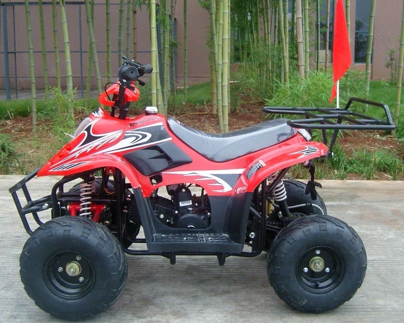 ด้านหน้าคู่สวิงอาร์ม 70cc ATV Quad Bike 80KG แม็กซ์โหลดประสิทธิภาพสูง