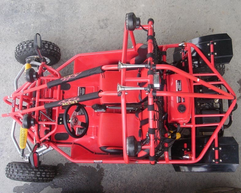 ขนาดใหญ่โกคาร์ท Buggy 150CC พร้อม CVT Air Cooled Electric Foot Foot Brake