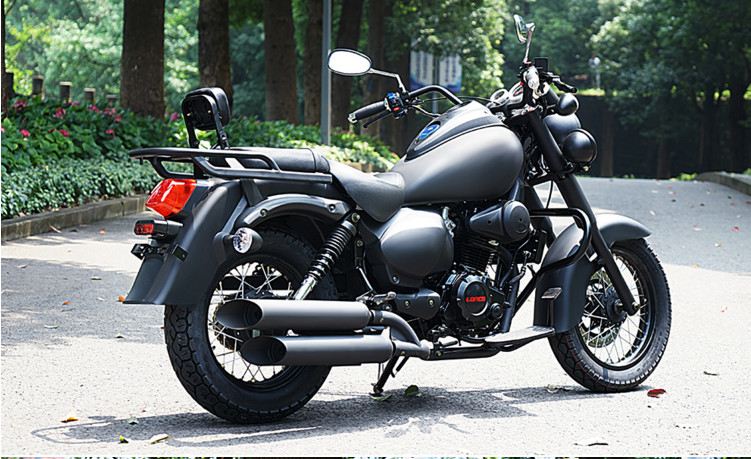 115km / h ความเร็วสูงสุด 250cc Chopper รถจักรยานยนต์ 12L Fuel Tank สำหรับ Forest Road