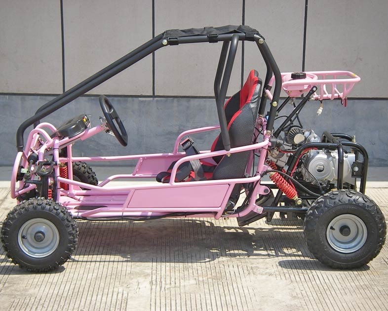 การใช้งานเบรกแบบเดินเท้า Go kart Buggy 4 Stroke CTV Electric Start Automatic พร้อม Reverse