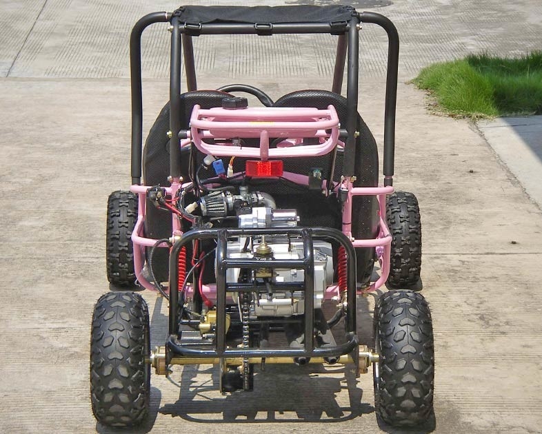 การใช้งานเบรกแบบเดินเท้า Go kart Buggy 4 Stroke CTV Electric Start Automatic พร้อม Reverse